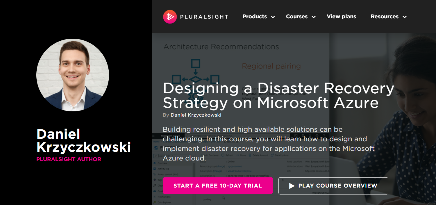 Designing a Disaster Recovery Strategy on Microsoft Azure